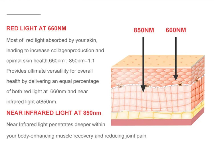 Red Light Therapy LED Physiotherapy Lamp