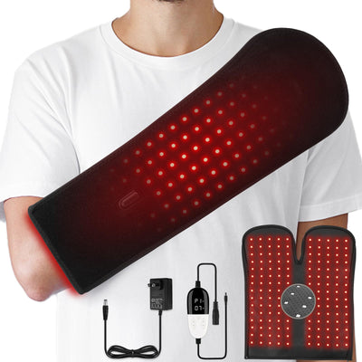 Red-Light-Therapy-for-HandsRed Light Therapy for Finger Wrist Near Infrared Light Therapy & Red Light Therapy for BodyDual Wavelength 150 LEDs for Hands Pain Relief(16.5IN*7IN)