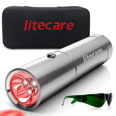 LITECARE Red Light Therapy for Body of FaceJoints & Muscles Pain ReliefPortable Infrared Red Light Therapy Wand at HomeInfrared Light Therapy Device 630nm 660nm 850nm(3-in-1)